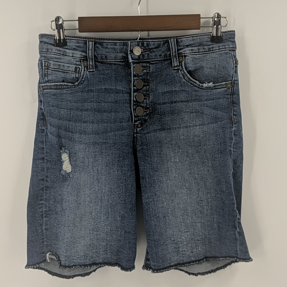 KUT FROM THE KLOTH Catherine High Rise Denim Short